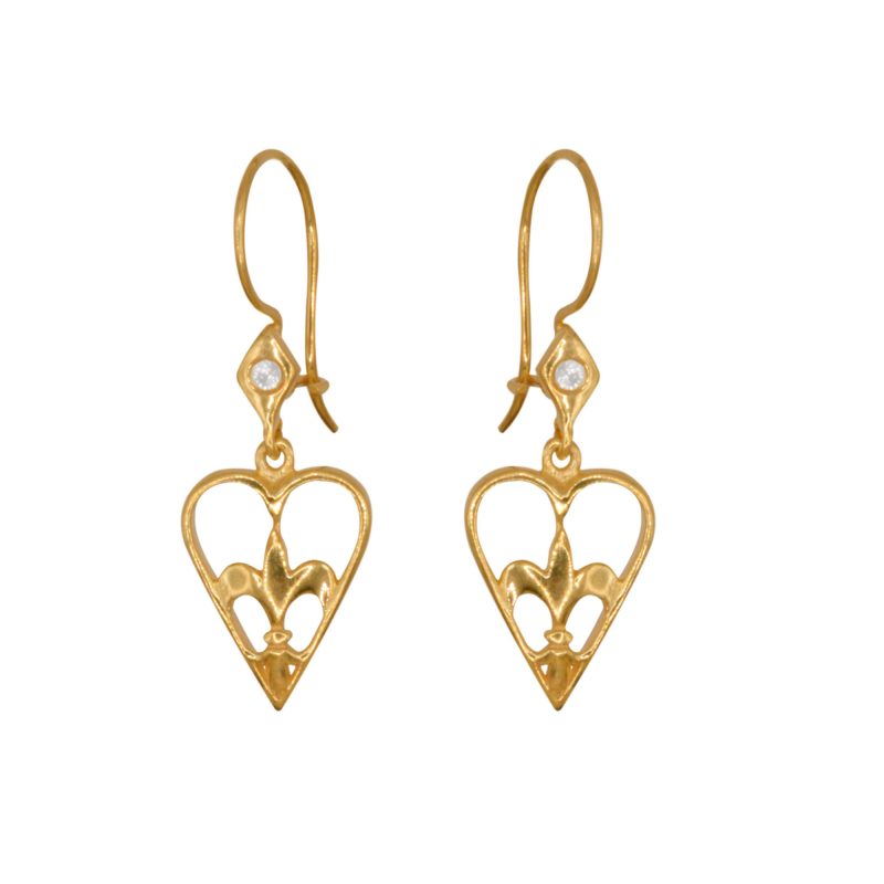 Heartshield – Hook Earrings