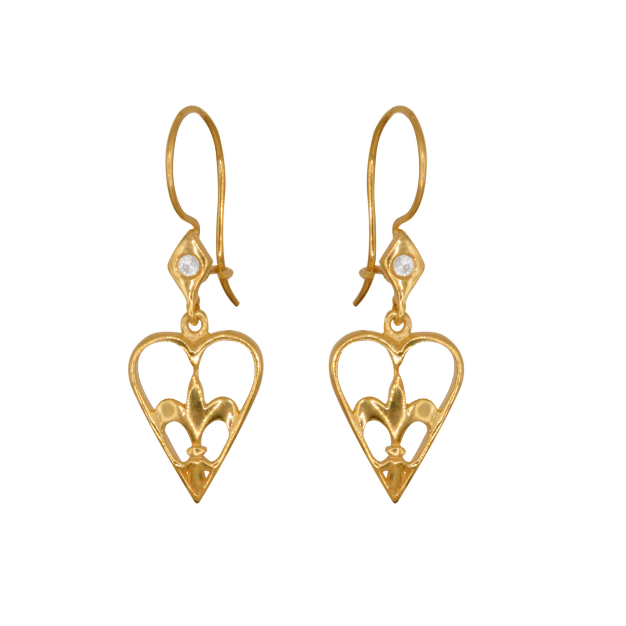 Heartshield – Hook Earrings Heartshield – Hook Earrings