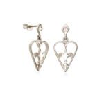 Heartshield – Stud Earrings (Silver 925)