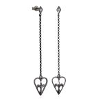Heartshield - Chain Drop Earrings