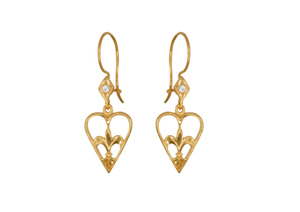 Heartshield - Hook Earrings