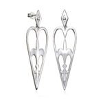 Heartshield – Stud Earrings Large