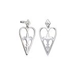 Heartshield – Stud Earrings Large