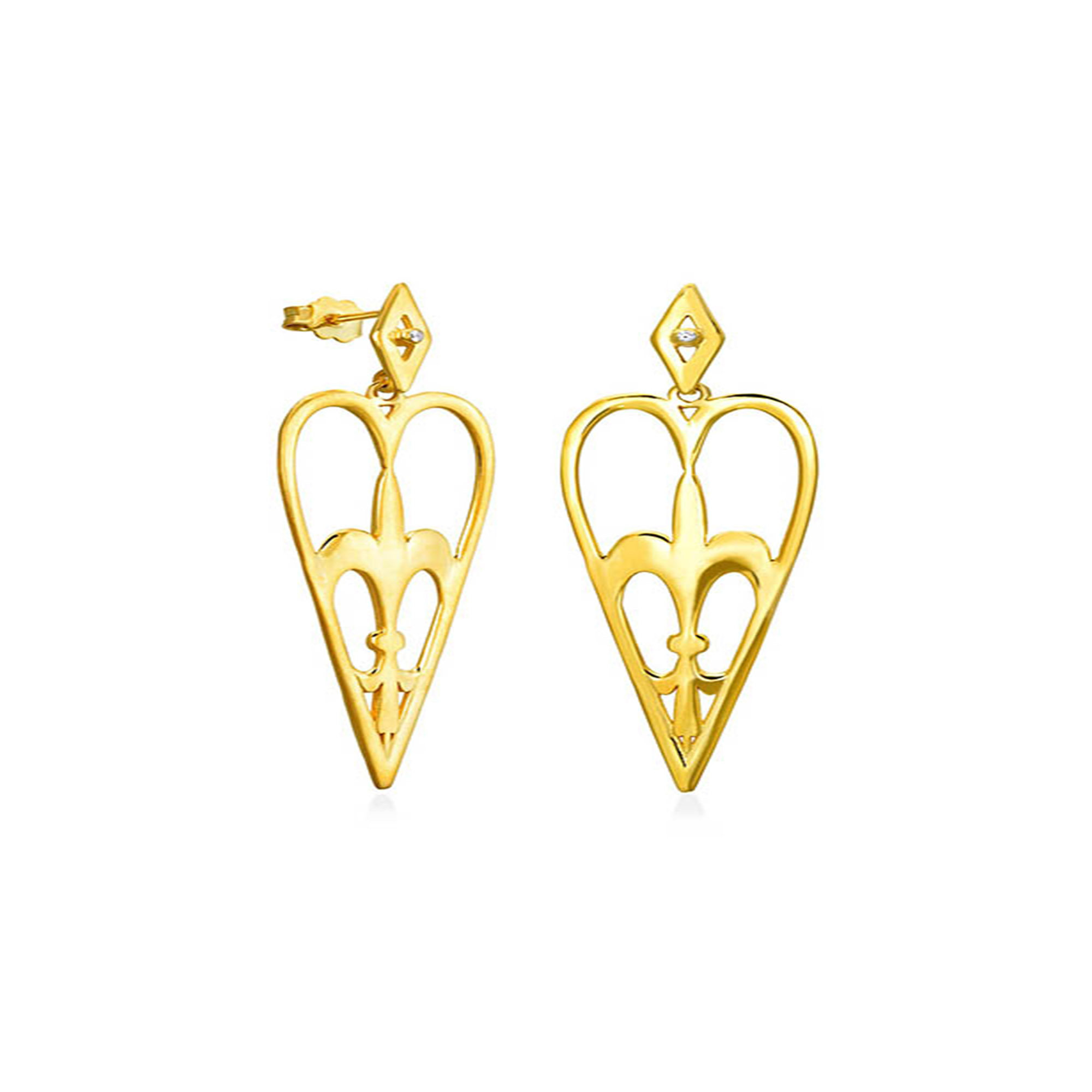 Heartshield – Stud Earrings Large_3 Heartshield – Stud Earrings Large - Image 1