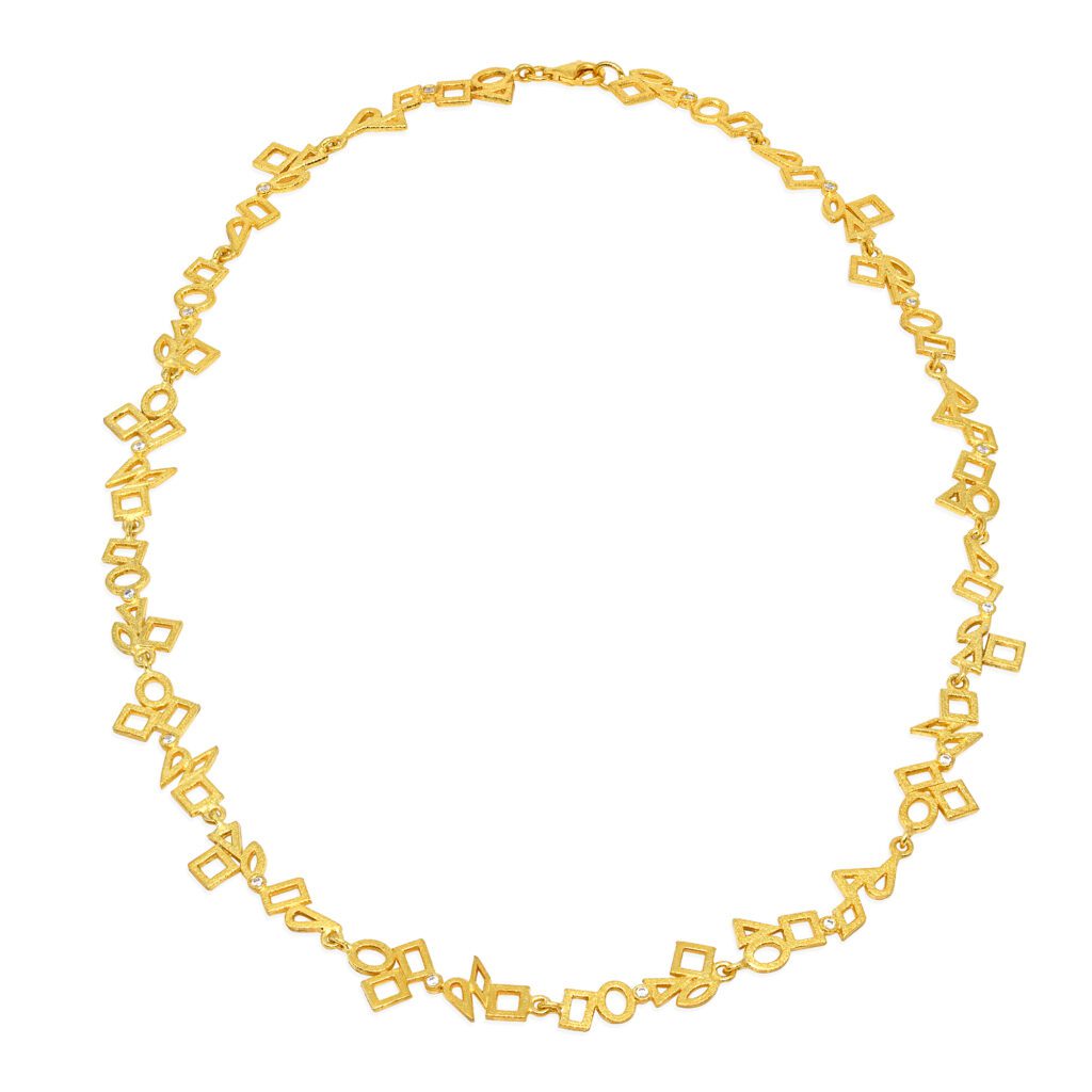 Harmony Script Necklace Mat