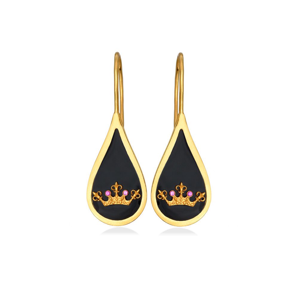 Queen Bee - Hook Earrings