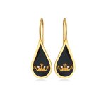 Queen Bee - Hook Earrings