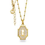 Unlocked Lock Necklace