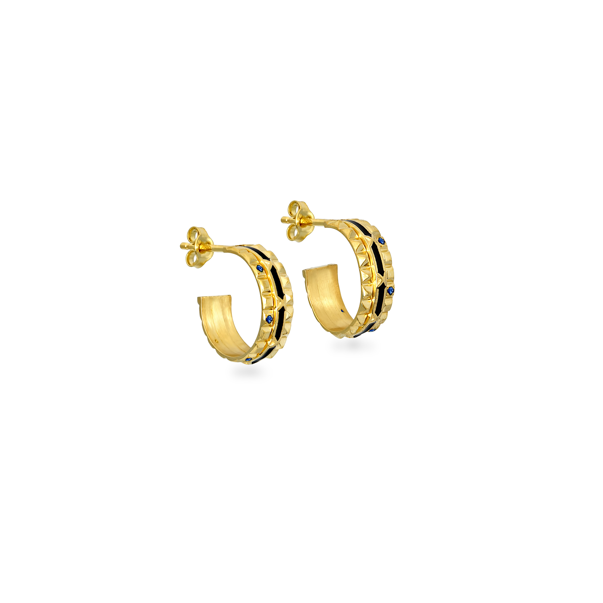 Versa - Sapphire Mini Hoops Versa - Sapphire Mini Hoops