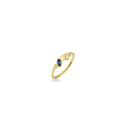 Royal Bloom - Petal Sapphire Ring