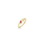 Royal Bloom - Petal Ruby Ring
