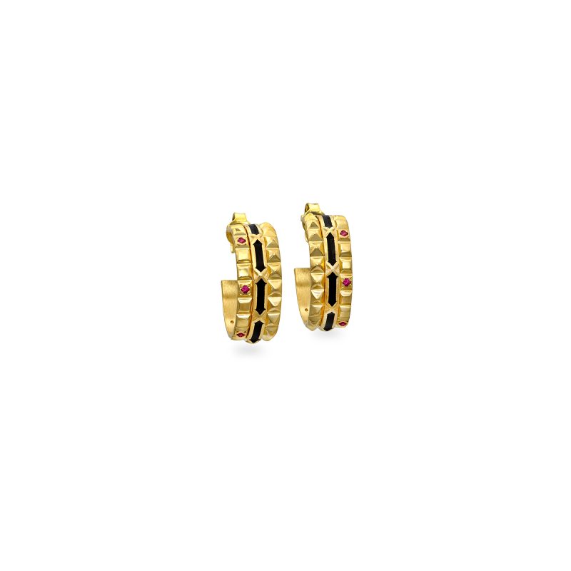 Versa - Ruby Mini Hoops_1