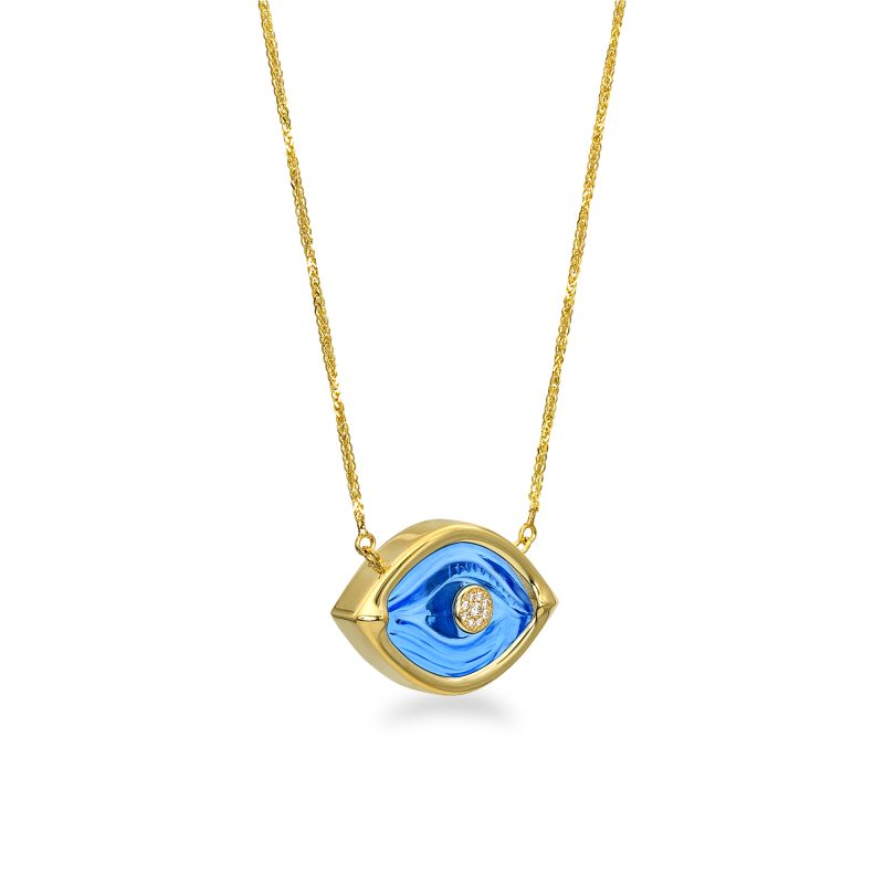 Aegean Eye - Blue Topaz Necklace_1