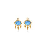Aegean Eye - Blue Topaz Earrings
