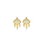 Aegean Eye - Green Amethyst Earrings