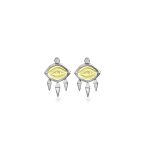Aegean Eye - Citrine Earrings