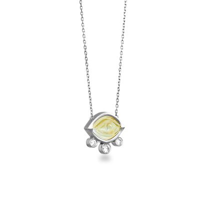 Aegean Eye - Citrine Mini Necklace_1